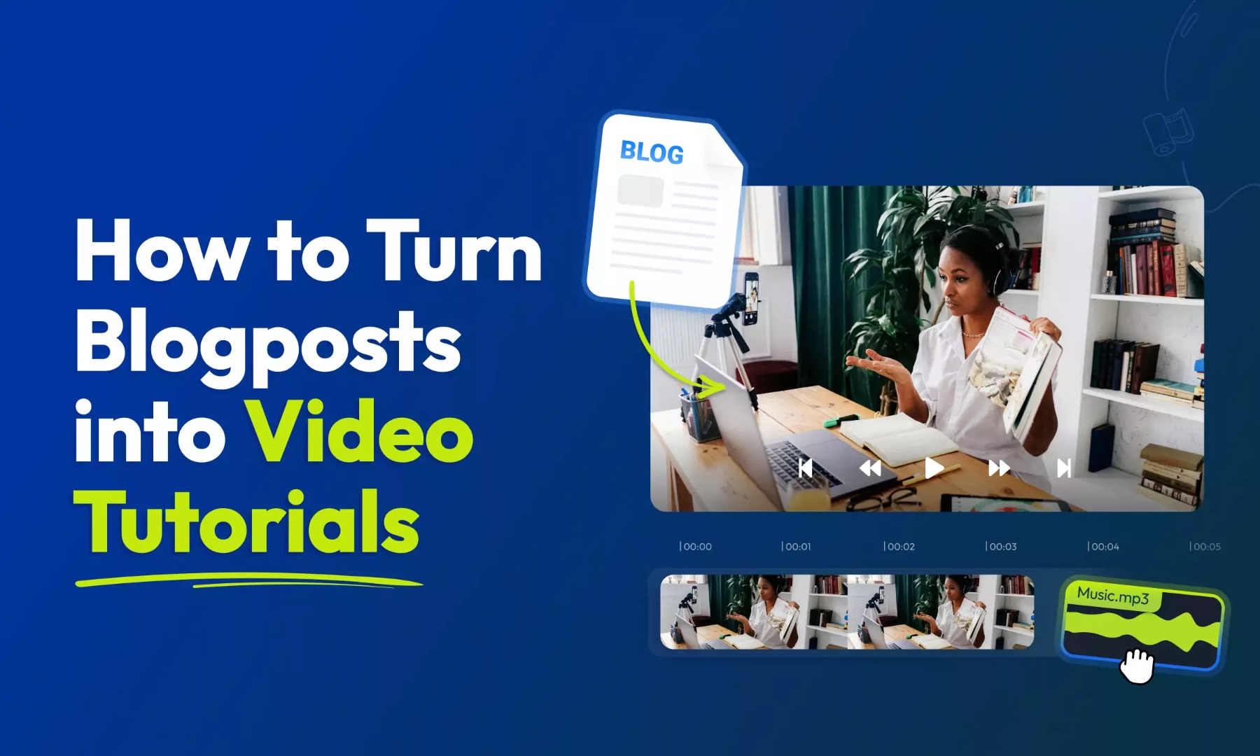 How to Turn a Blog Post into a Video Using AI (Step-by-Step Guide for Beginners) icon